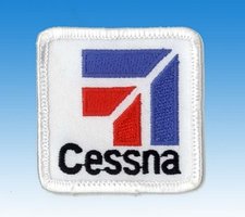Vyšívaný odznak Cessna logo